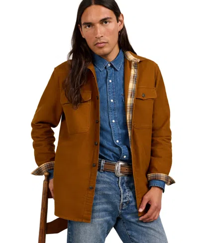 Pendleton Men's Belmont Moleskin Long-sleeve Shirt In Brown