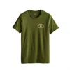 Pendleton Men's Bison Graphic Tee In Military Green In Green