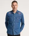 Pendleton Men's Gambler Denim Shirt In Blue