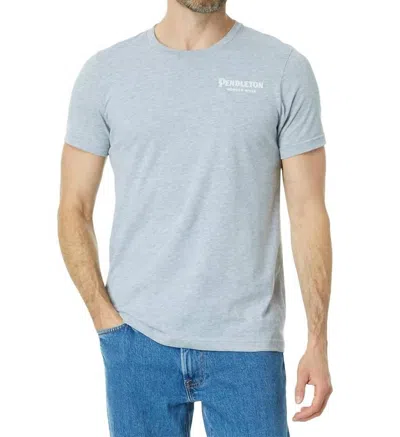 Pendleton Men's Lobo Diamond Graphic Tee In Heather In Grey
