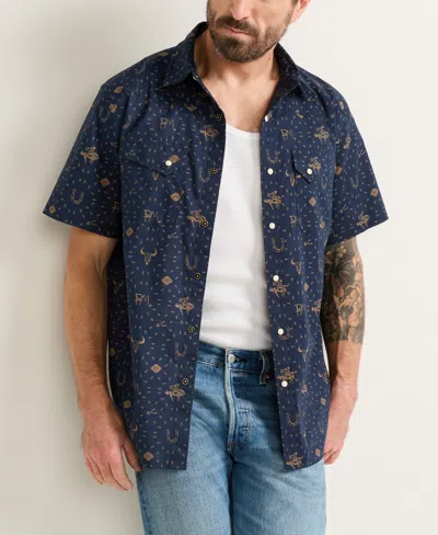 Pendleton Men's Printed Short-sleeve Shirt In Blue