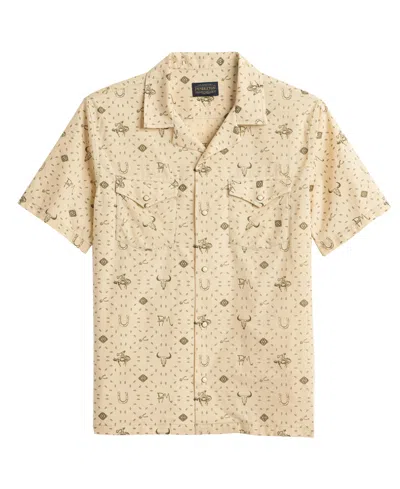 Pendleton Men's Short-sleeve Collar Shirt In Neutral