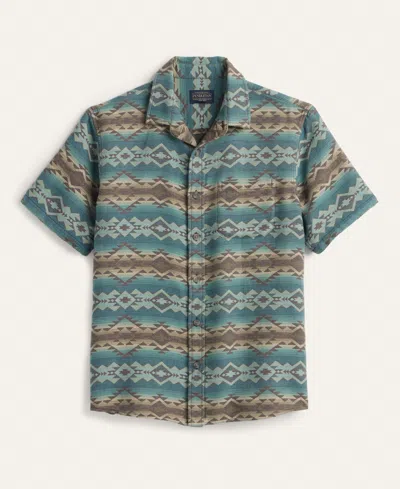 Pendleton Men's Short-sleeve Shirt In Blue