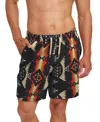 Pendleton Men's Printed 7" Packable Swim Trunk In Nehalem