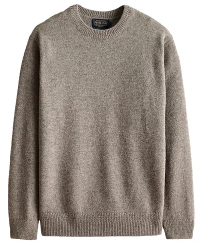 Pendleton Men's Wool Crew Sweater In Gray