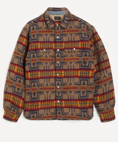Pendleton Mens Bay City Sherpa Jacket In Brown