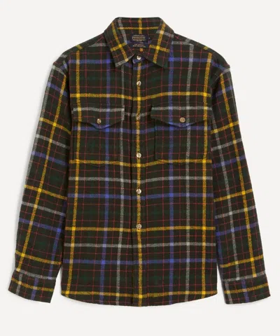 Pendleton Mens Big Pocket Shirt In Green
