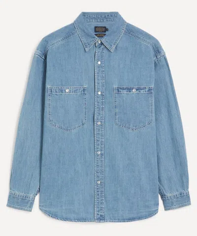 Pendleton Mens Western Workshirt In Blue