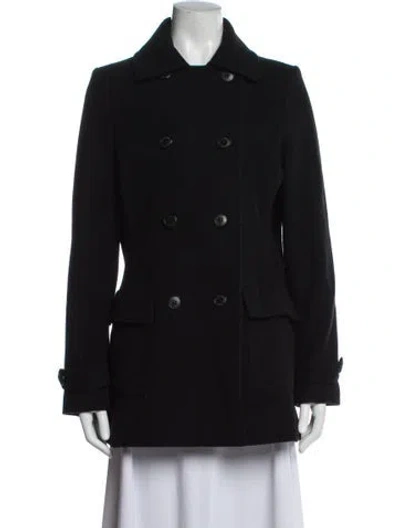 Pre-owned Pendleton Merino Wool Peacoat In Black