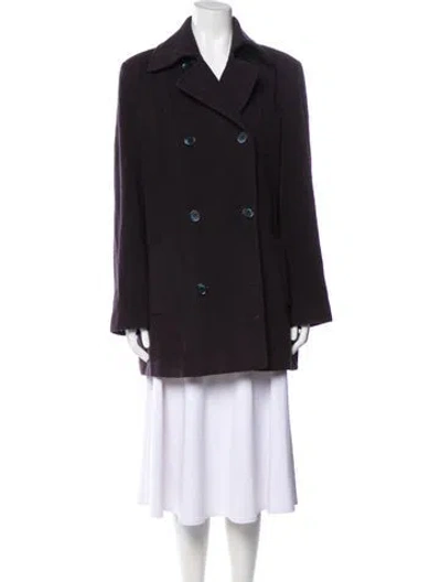 Pre-owned Pendleton Merino Wool Peacoat In Gray