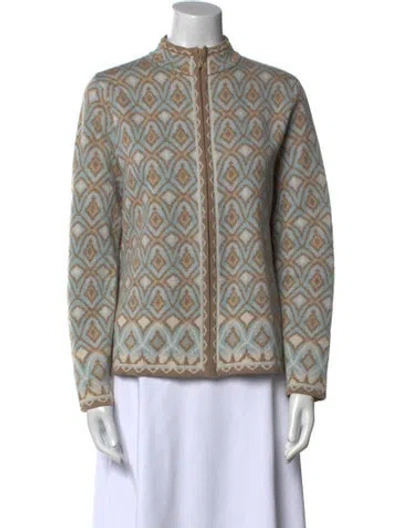 Pre-owned Pendleton Merino Wool Printed Sweater In Multi