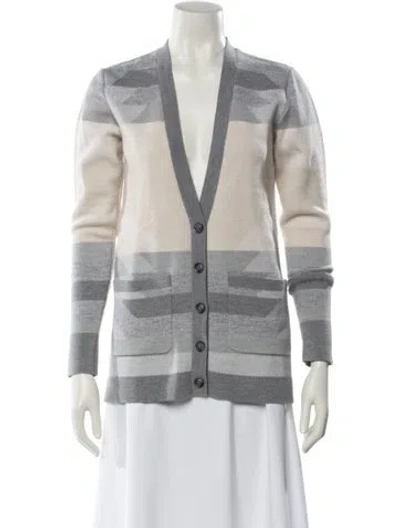 Pre-owned Pendleton Merino Wool Striped Sweater In Multi