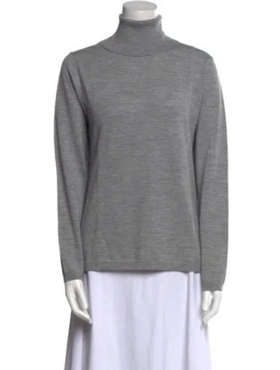 Pre-owned Pendleton Merino Wool Turtleneck Sweater In Green