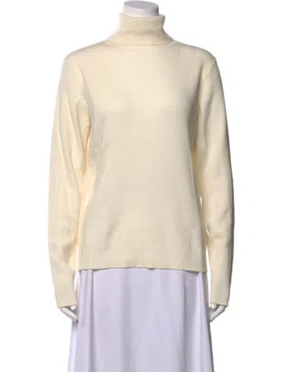 Pre-owned Pendleton Merino Wool Turtleneck Sweater In Neutrals