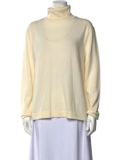 Pre-owned Pendleton Merino Wool Turtleneck Sweater In Neutrals
