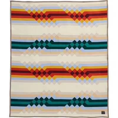 Pendleton Middle Waters Jacquard Blanket In Multi