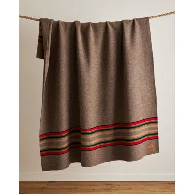 Pendleton Mineral Umber Throw In Brown;red;umber