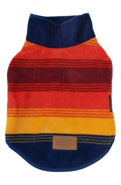 Pendleton National Park Fleece Dog Vest In Multi