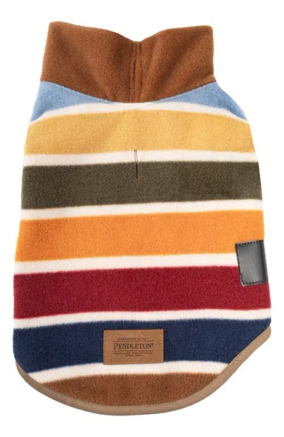 Pendleton National Park Fleece Dog Vest In Multi