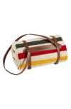 Pendleton National Park Stripe Throw Blanket & Carrier In Multi