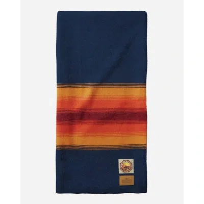 Pendleton National Parks Grand Canyon Queen Blanket In Blue,gold