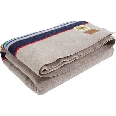 Pendleton National Parks Queenyellowstone Blanket In Cream,blue,red