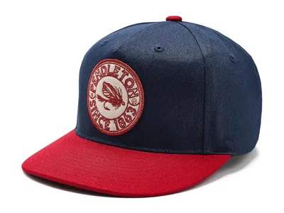 Pendleton Novelty Slideback Hat Baseball Caps Fly Fish Navy: One Size In Blue