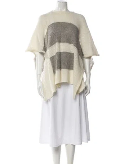 Pre-owned Pendleton Nylon Colorblock Pattern Sweater In Neutral