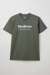 Pendleton Outdoors Graphic Tee In Cypress/white, Men's At Urban Outfitters In Cypress/white