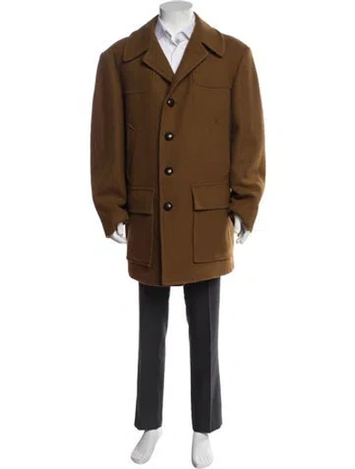 Pre-owned Pendleton Overcoat In Brown