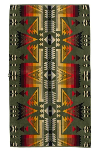 Pendleton Oversized Jacquard Spa Towel In Multi