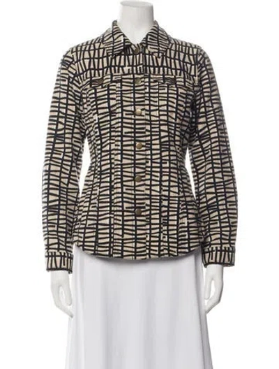 Pre-owned Pendleton Patterned Jacket In Multicolor
