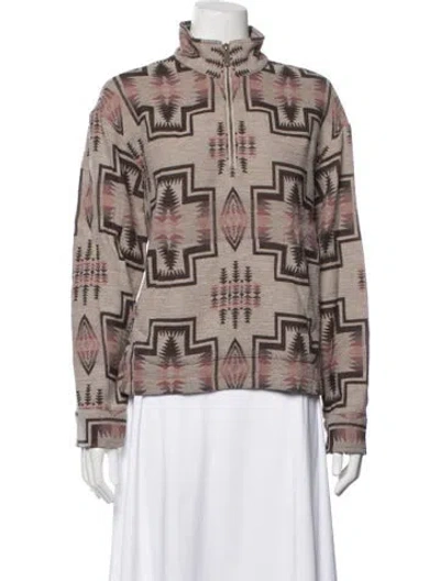 Pre-owned Pendleton Patterned Jacket In Neutrals