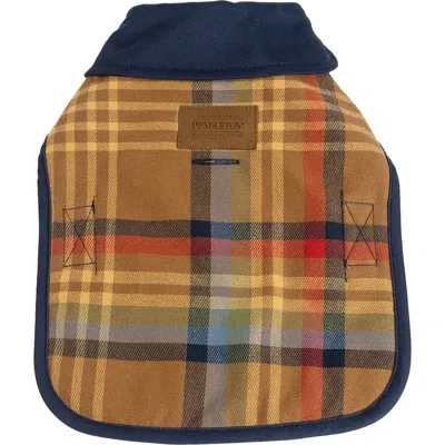 Pendleton Plaid Dog Coat In Multi