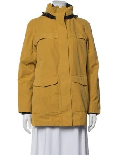 Pre-owned Pendleton Plaid Print Jacket In Yellow