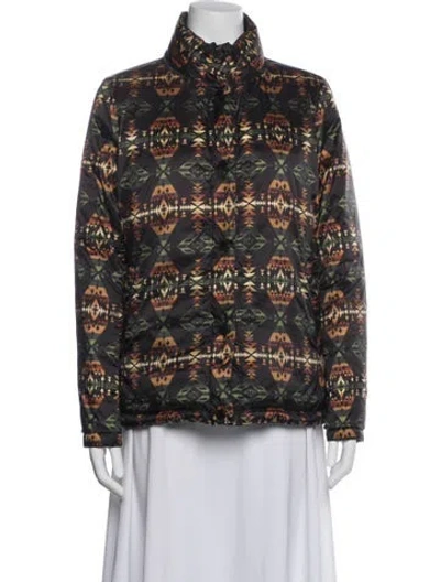 Pre-owned Pendleton Printed Down Jacket In Multi