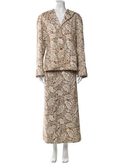 Pre-owned Pendleton Printed Skirt Set In Multi