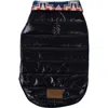 Pendleton Puffer Dog Coat In Black