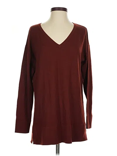 Pre-owned Pendleton Pullover Sweater In Burgundy