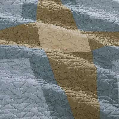 Pendleton Quilted Star F/q Quilt Set Balsam Green In Multi