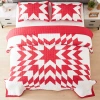 Pendleton Red Star Queen Quilt Set (3pc) In Red