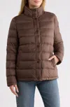 Pendleton Reversible Down Puffer Jacket In Brown