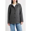 Pendleton Reversible Wool Blend Jacket In Gray