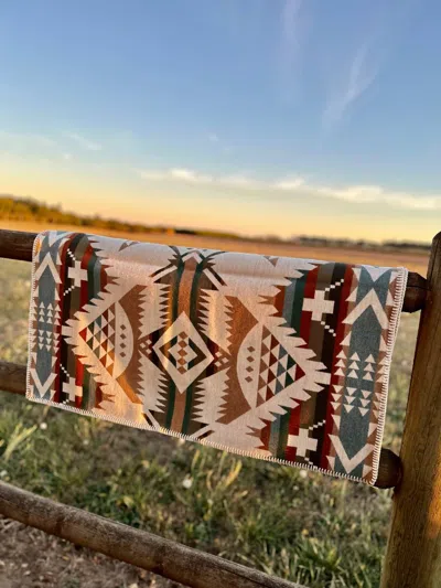 Pendleton Saddle Blanket In Natural Cream Brown