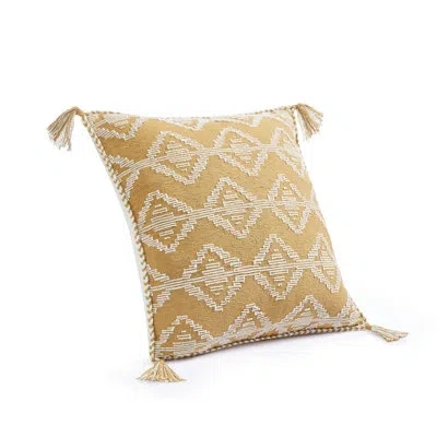 Pendleton Saddlebrook Square Dec Pillow Yellow Ivory 20x20"