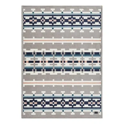 Pendleton Sandhills Printed Plush Throw Tan In Multi