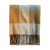 Pendleton Shale Copper Washable Throw In Orange,grey