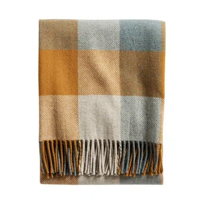 Pendleton Shale Copper Washable Throw In Orange,grey