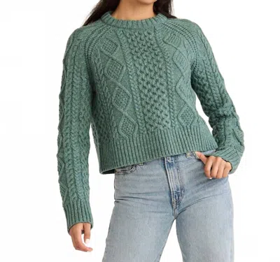 Pendleton Shetland Wool Sweater In Green