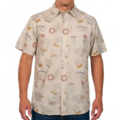 Pendleton Shoreline Short Sleeve Shirt In Parks Tan In Neutral